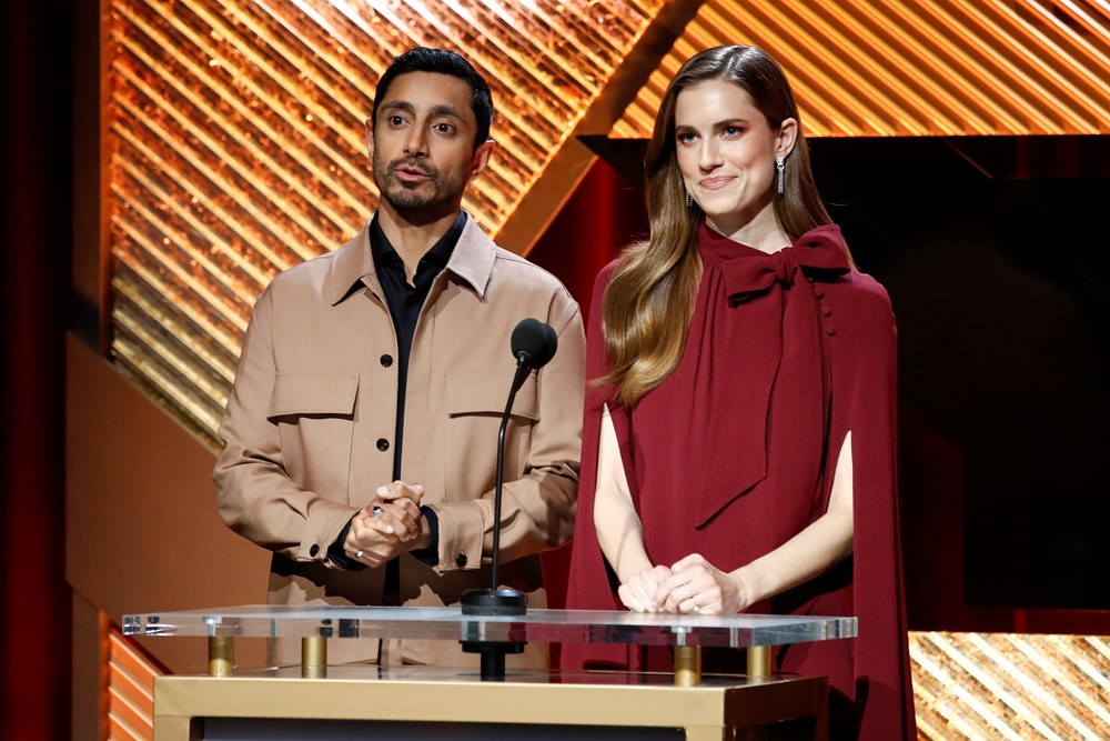 Riz Ahmed i Allison Williams vodili su jučerašnju ceremoniju proglašenja nominacija na Beverly Hillsu (foto: EPA)